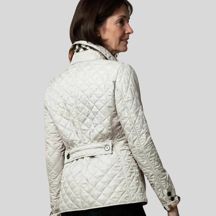 Hailey | Casual Quilted Jacket with Turned-Down Collar - MABEL LONDON