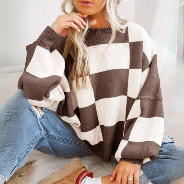 PINEDA™ - Casual Long Sleeve Loose-Fit Sweater - MABEL LONDON