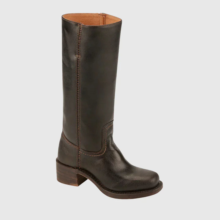 LERELIA | LEATHER KNEE-HIGH BOOTS - MABEL LONDON