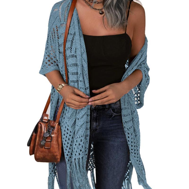 ZARELLA™ – Comfy Summer Hollow Tassel Outwear - MABEL LONDON