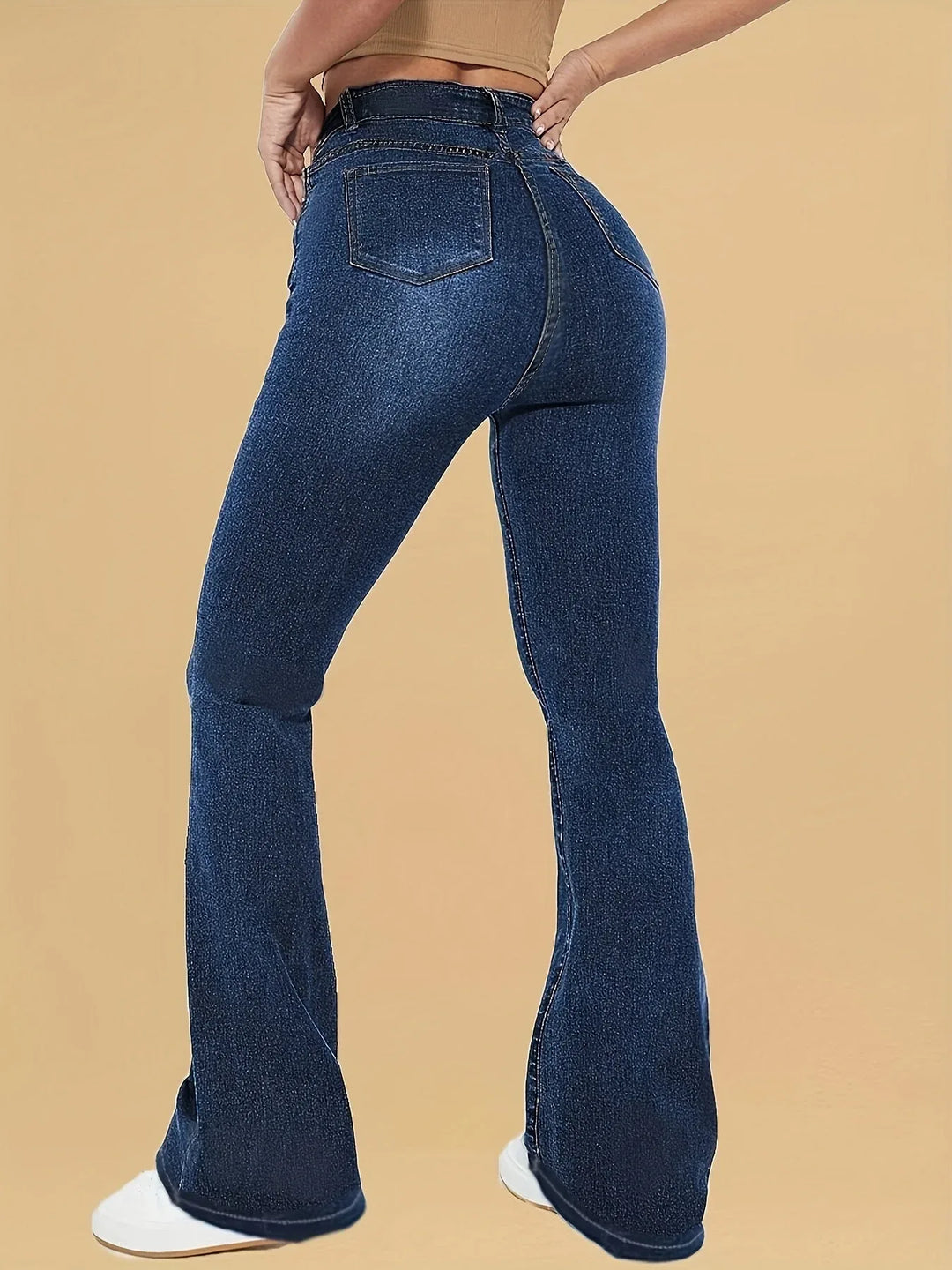 INÈS™ - Modern Chic Flare Jeans - MABEL LONDON