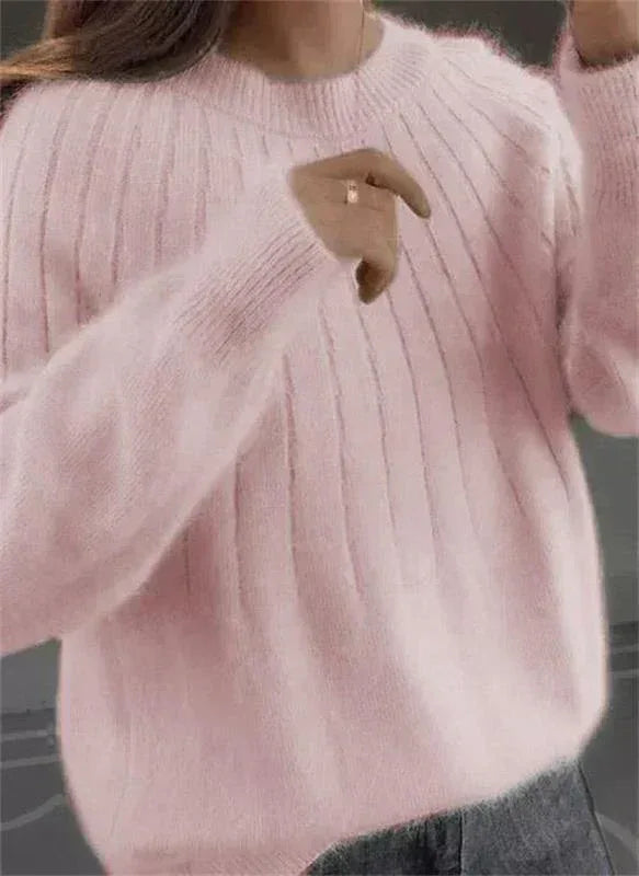 Women's Soft Cashmere Sweater | Warm & Elegant - MABEL LONDON