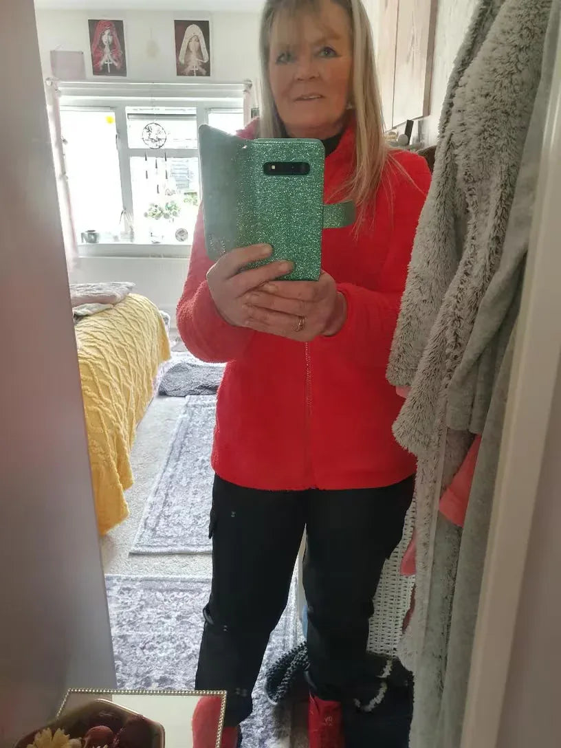 Nova – Cozy Sherpa Zip Jacket - MABEL LONDON