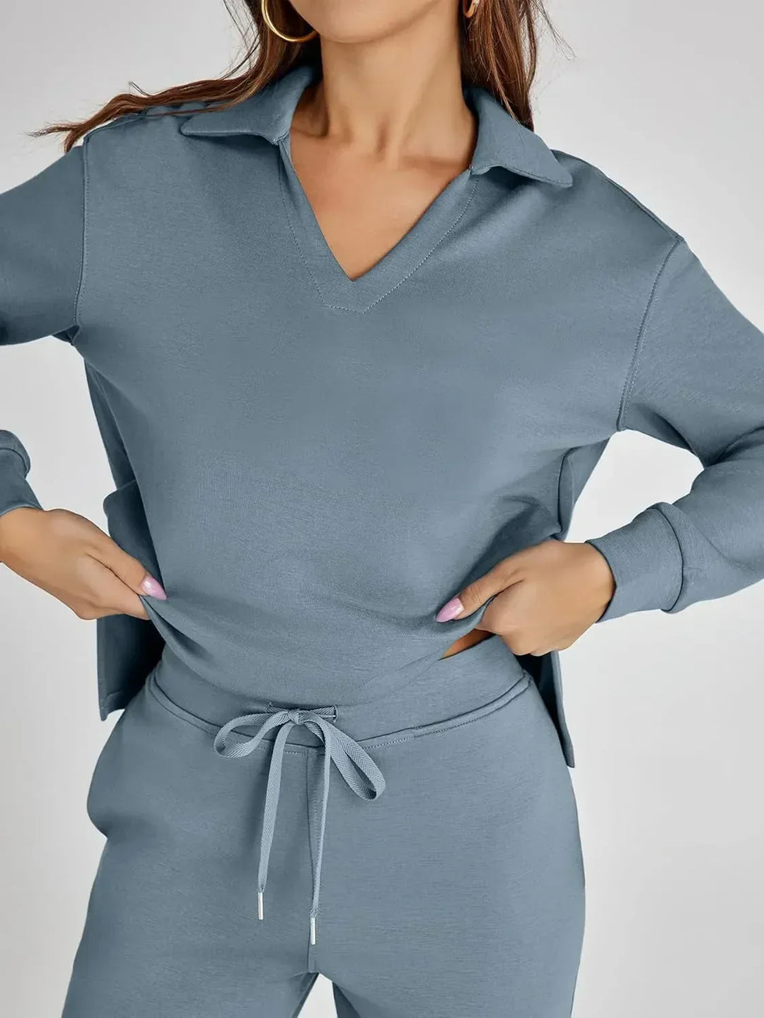 RENÉE™ - Cozy Minimalist Two-Piece Set - MABEL LONDON