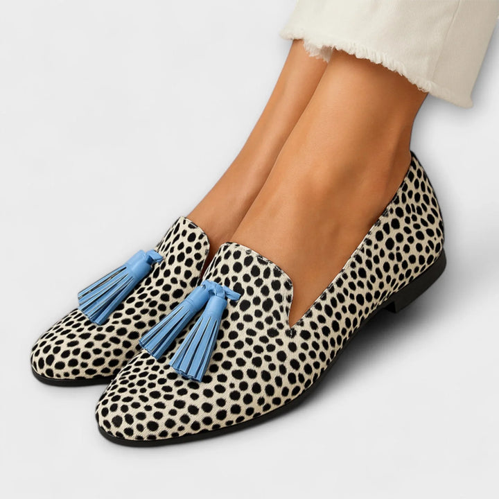 Madeleine - Tassel Detail Loafers - MABEL LONDON