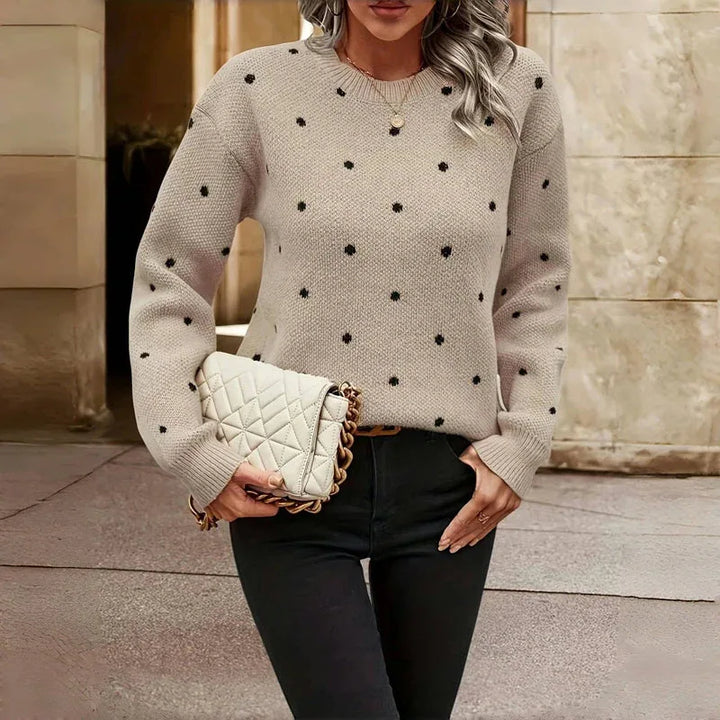 MAEVE™- Polka Dot Sweater - MABEL LONDON