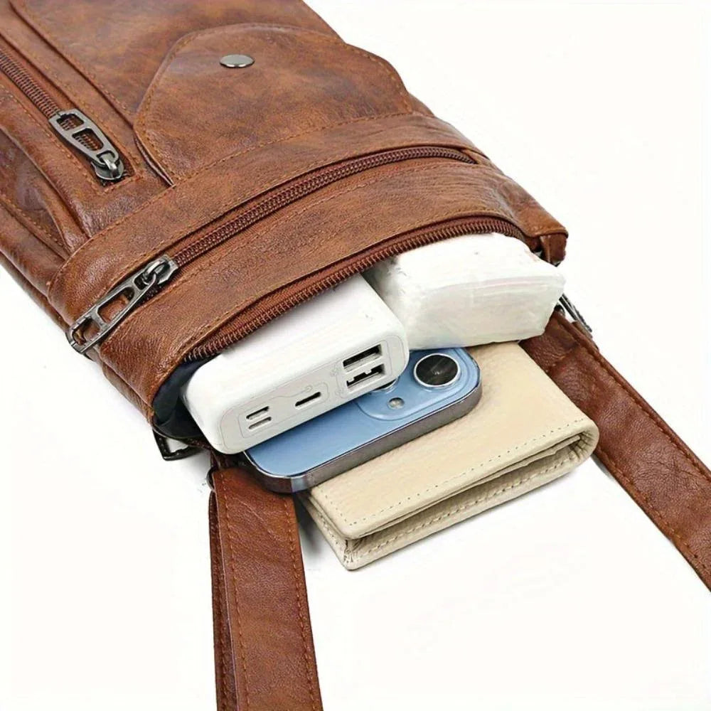 Clara Vintage Crossbody Bag - MABEL LONDON