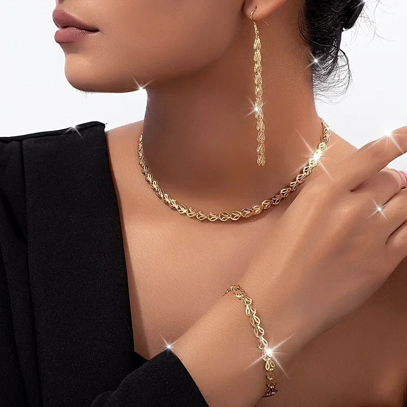 Elegant 3-Piece Jewelry Set - MABEL LONDON