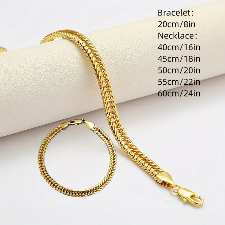 Unisex Fox Tail Necklace & Bracelet Set - MABEL LONDON