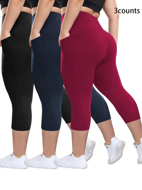 MIRA™ – Breathable 3-Pack Capris - MABEL LONDON