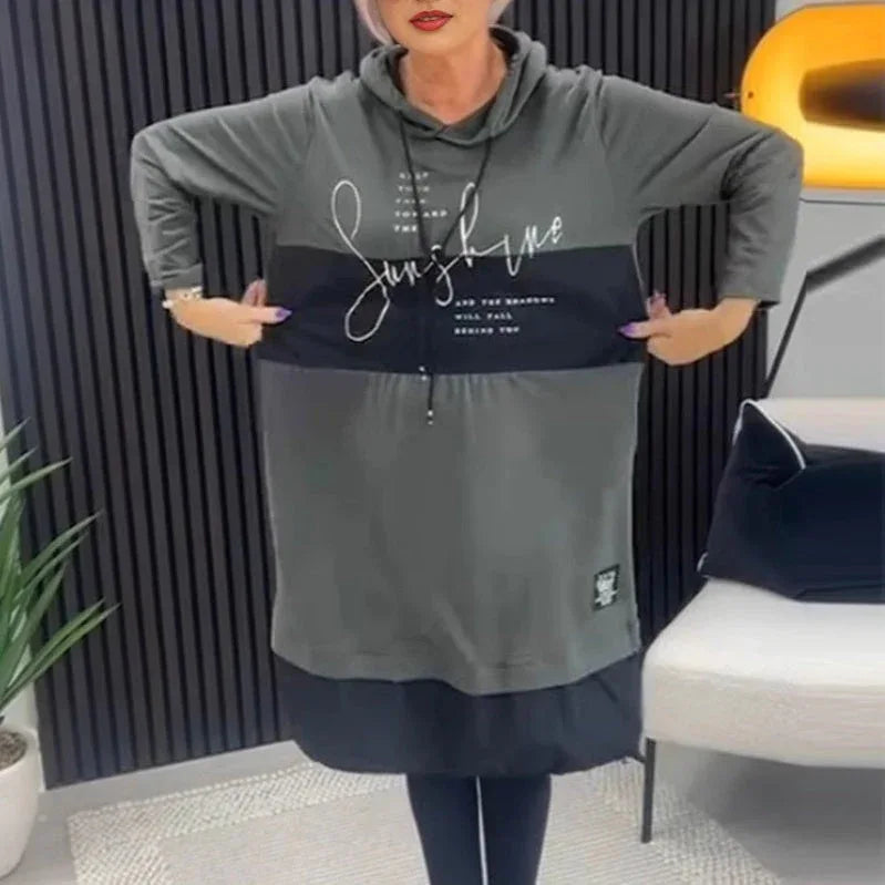 MADELEINE™ - Casual Hooded Dress - MABEL LONDON