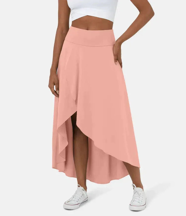 AMELIE™ - Elegant Asymmetric Midi Skirt - MABEL LONDON