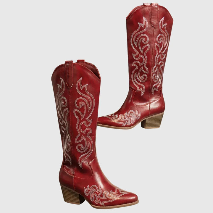 Hester | Classic Western Cowboy Boots - MABEL LONDON