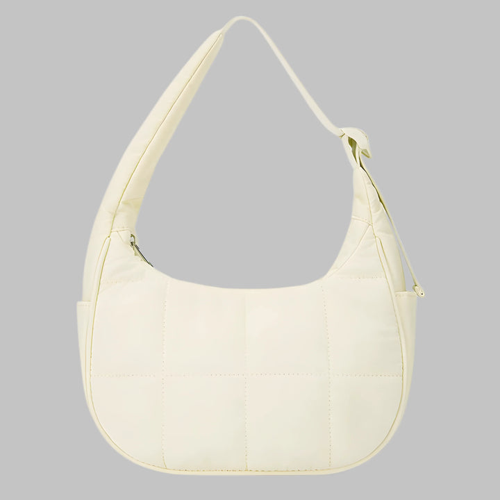 ZARIAH™ - Chic Mini Puffer Crescent Shoulder Bag - MABEL LONDON