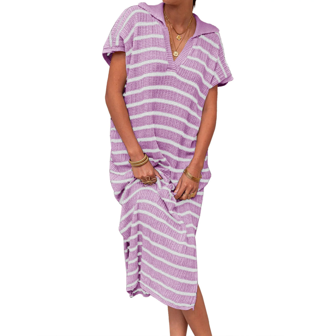 ODESSA™ - Summer Graceful Slit Loose Maxi Dress - MABEL LONDON