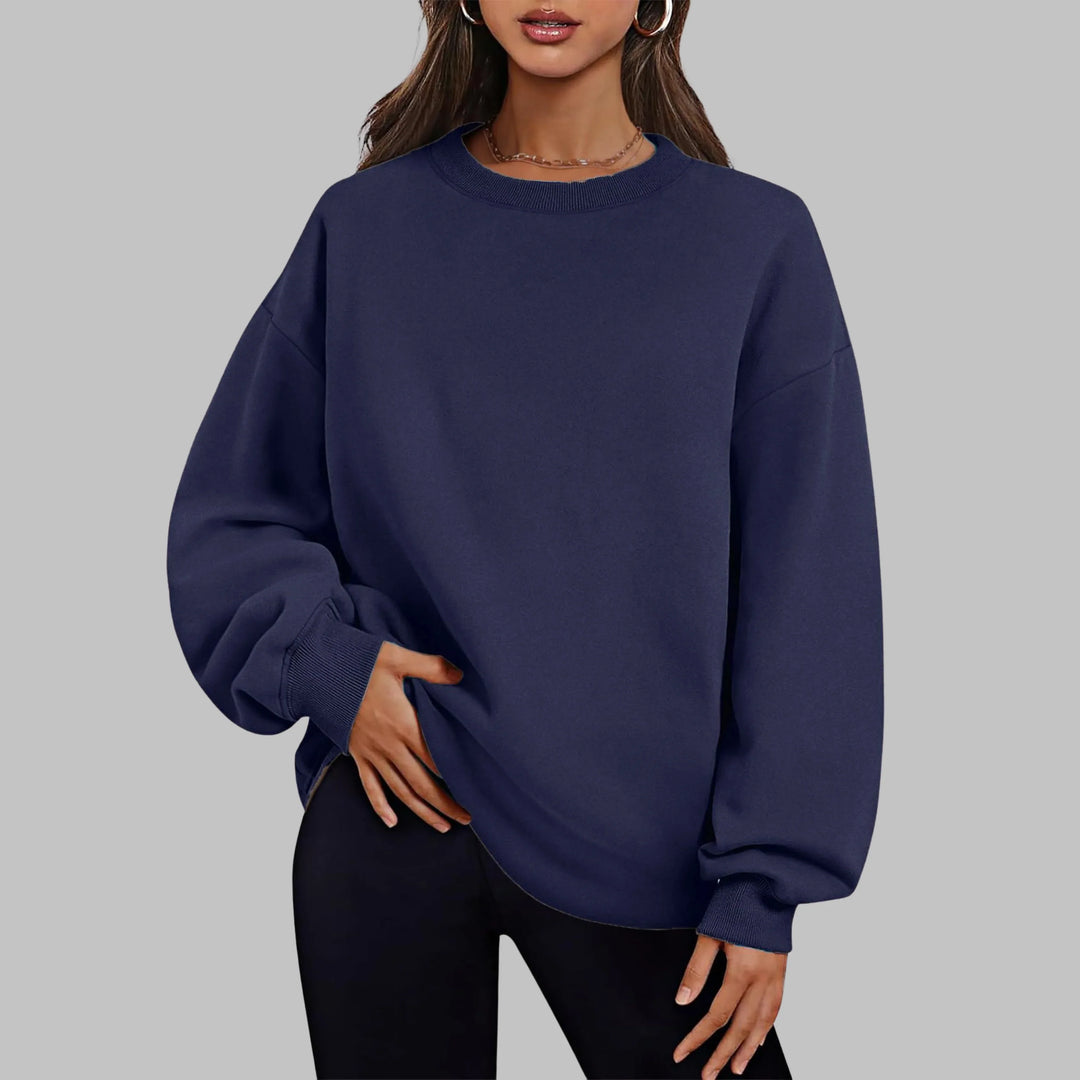 MEDGI™ - Casual Oversized Crewneck Long Sleeve Sweater - MABEL LONDON