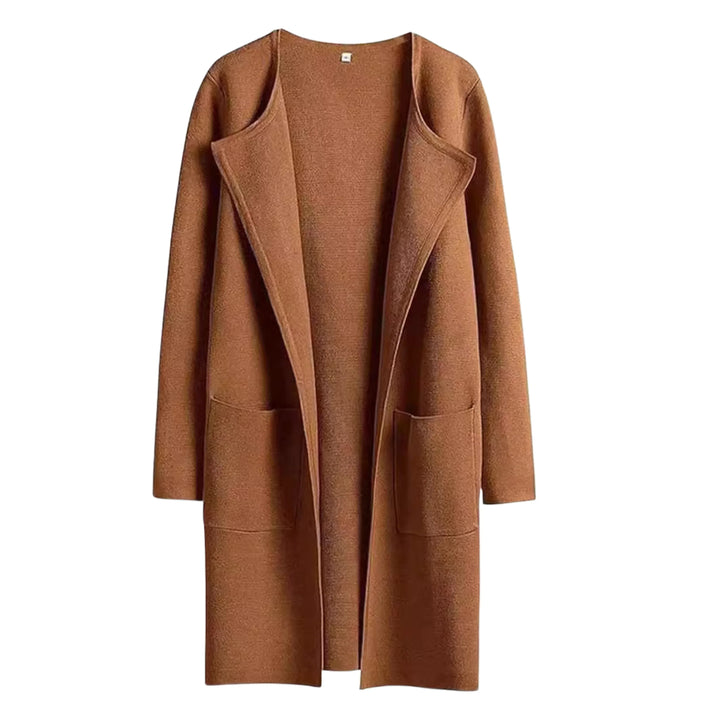 VALENCIA™ - Casual Open Front Long Sleeve Jacket - MABEL LONDON