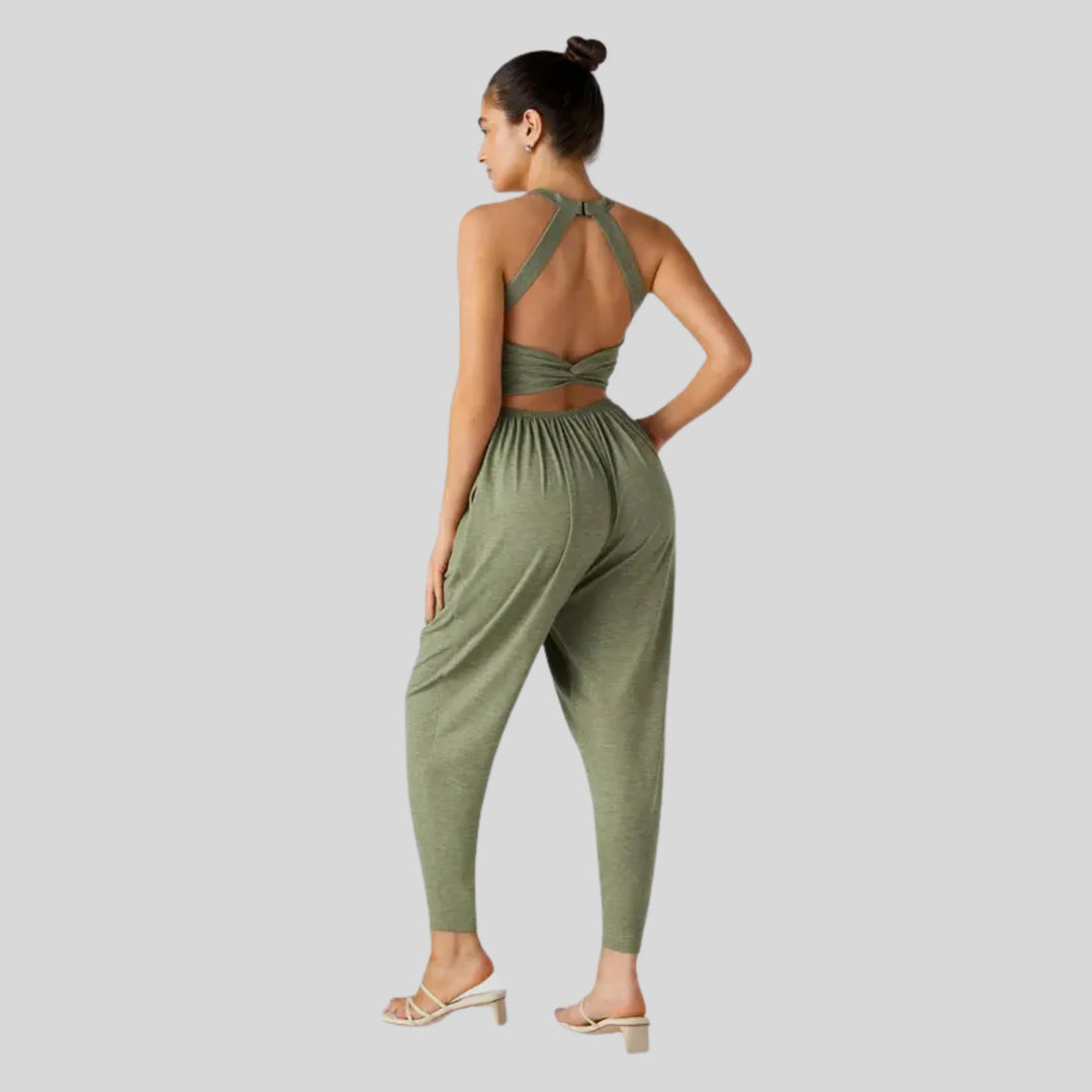 DAYEA™ – Comfy Backless U-Neck Lounge Jumpsuit - MABEL LONDON