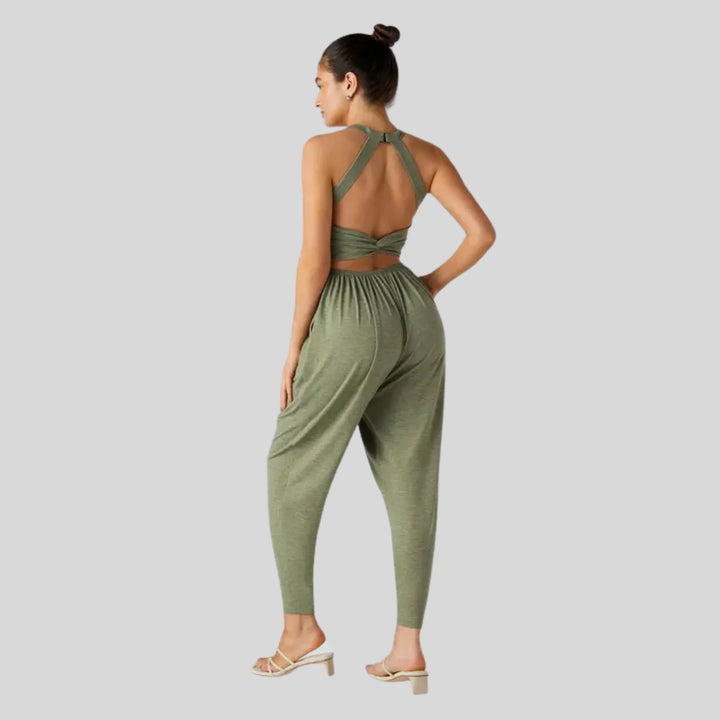 DAYEA™ – Comfy Backless U-Neck Lounge Jumpsuit - MABEL LONDON
