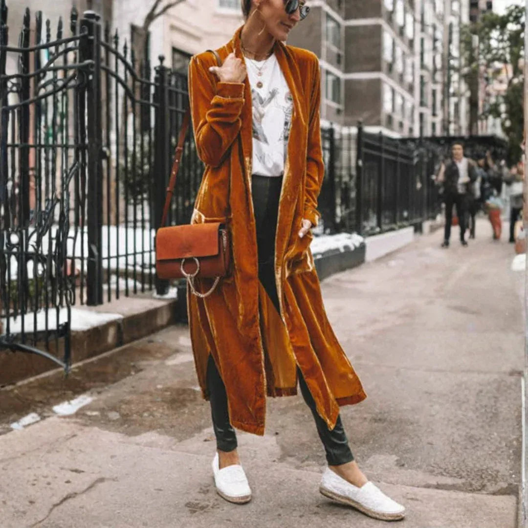 HARPER™ - Elegant Longline Coat - MABEL LONDON