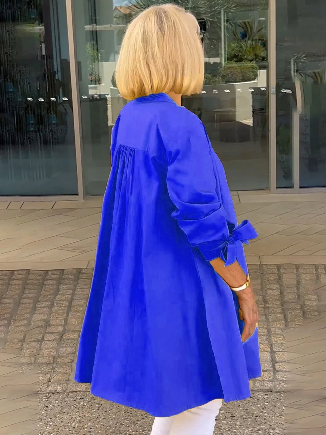 CÉLINA™ - Classy Long Shirt Jacket - MABEL LONDON