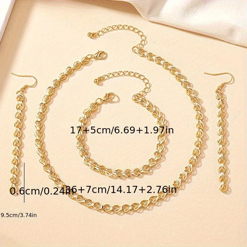 Elegant 3-Piece Jewelry Set - MABEL LONDON