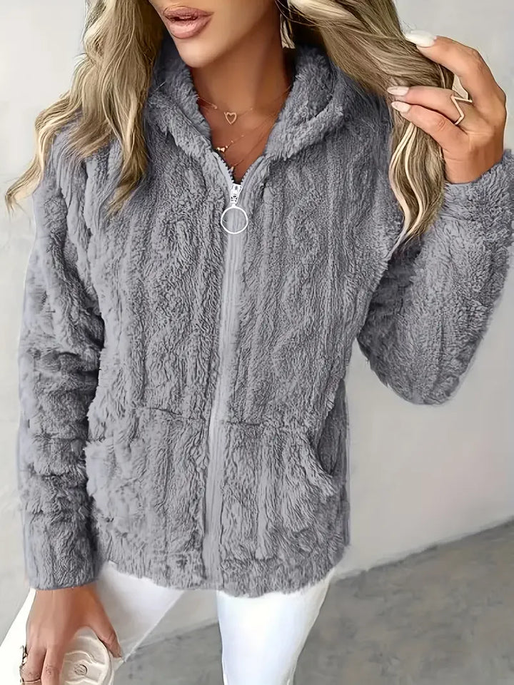 Ruth | Classic Zip-Up Hoodie - MABEL LONDON