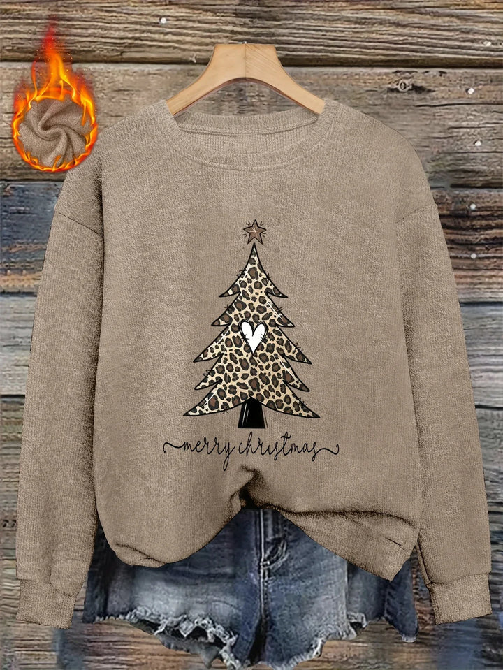 Luna – Fluffy Heart-Button Knit Sweater - MABEL LONDON