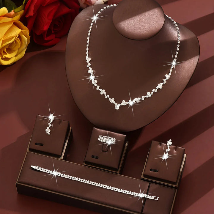Lightweight Elegant 4-Piece Jewelry Set - MABEL LONDON