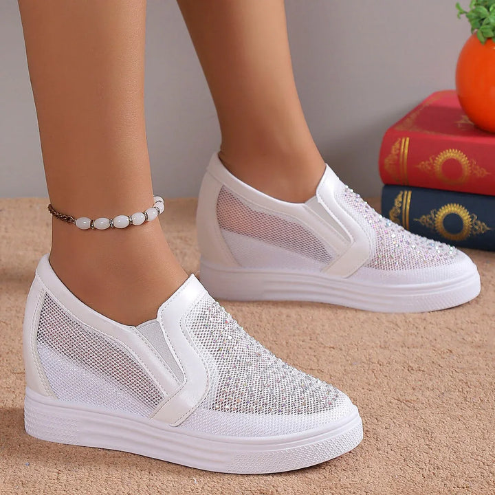 SABRINA™ - Modern Sparkle Sneakers - MABEL LONDON