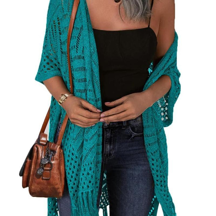 ZARELLA™ – Comfy Summer Hollow Tassel Outwear - MABEL LONDON
