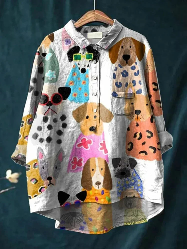 SCARLETTE™ - Dog Art Shirt - MABEL LONDON