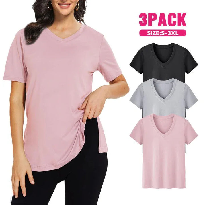 SELENA™ - Casual Loose Fit Tee (Pack of 3) - MABEL LONDON