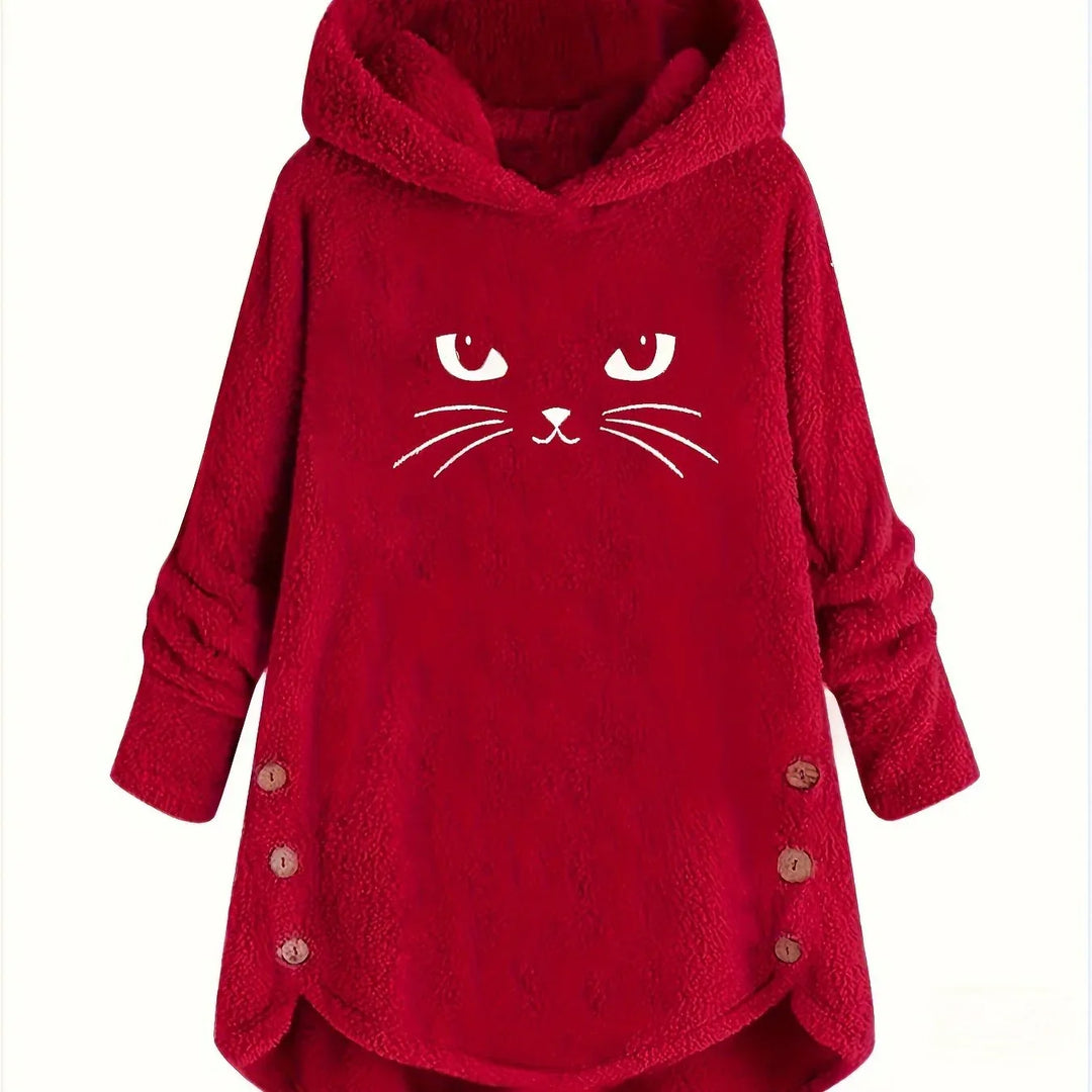 Kira – Cozy Cat Hoodie - MABEL LONDON