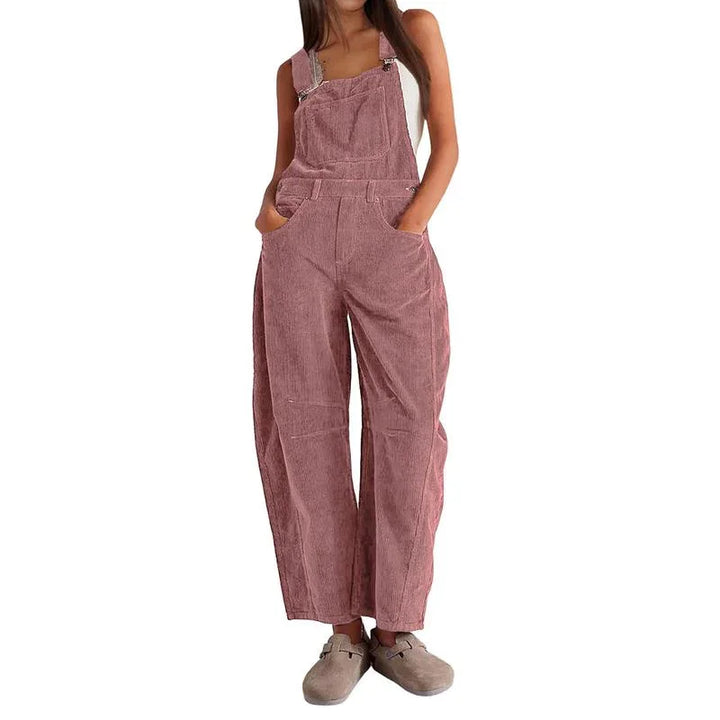 ISABELLE™ - Stylish Overalls with Barrel Leg & Adjustable Fit - MABEL LONDON