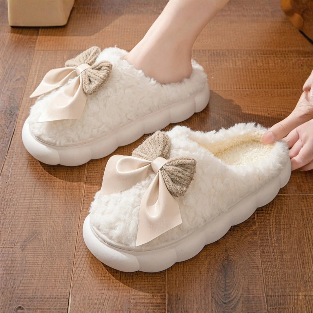 DAMINI™ - Comfy Fluffy Indoor Plush Non-Slip Slippers - MABEL LONDON