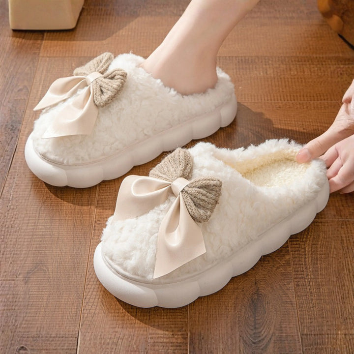 DAMINI™ - Comfy Fluffy Indoor Plush Non-Slip Slippers - MABEL LONDON