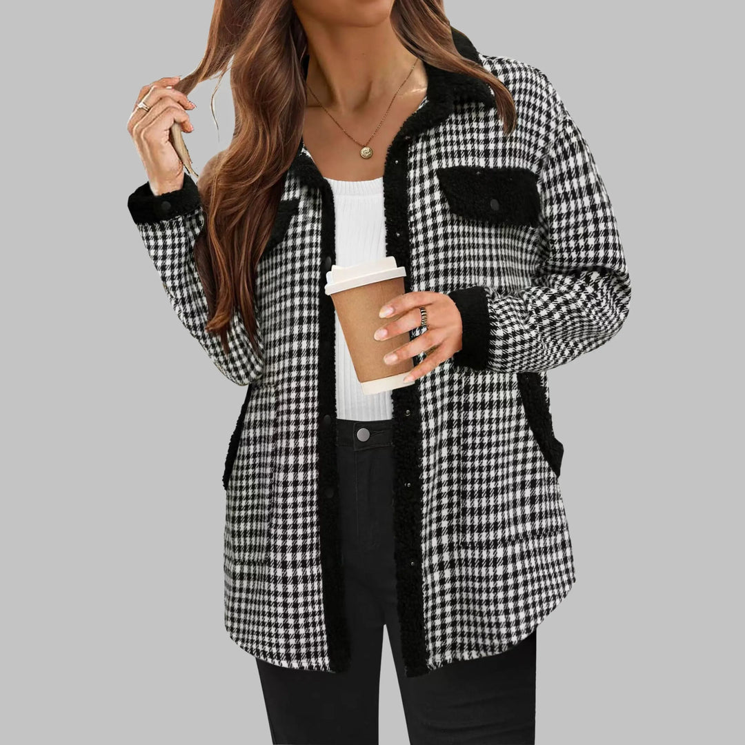 ZENY™ - Classic Long Sleeve Button Down Jacket - MABEL LONDON