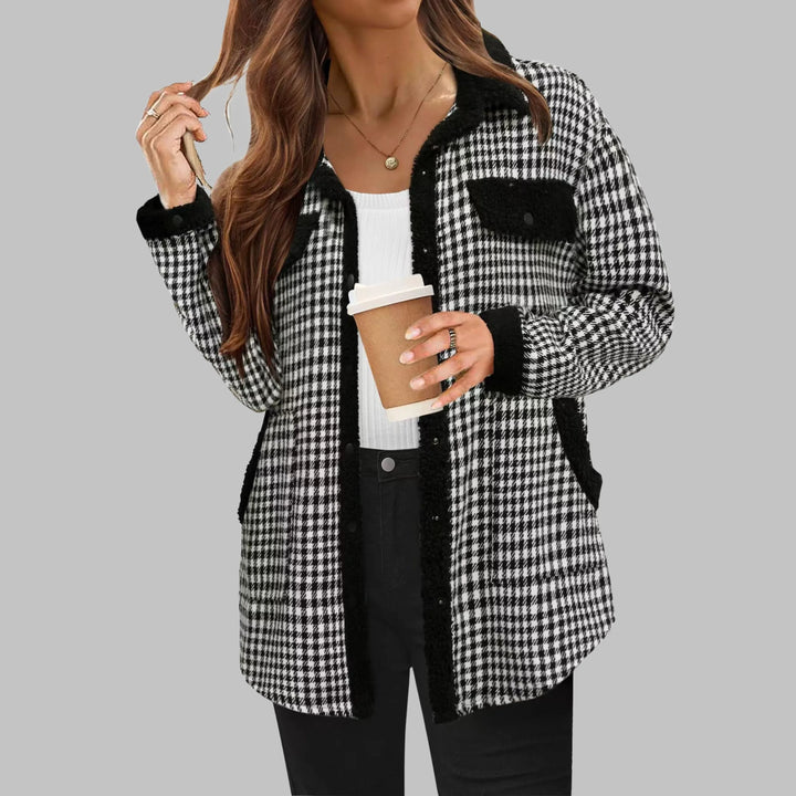 ZENY™ - Classic Long Sleeve Button Down Jacket - MABEL LONDON