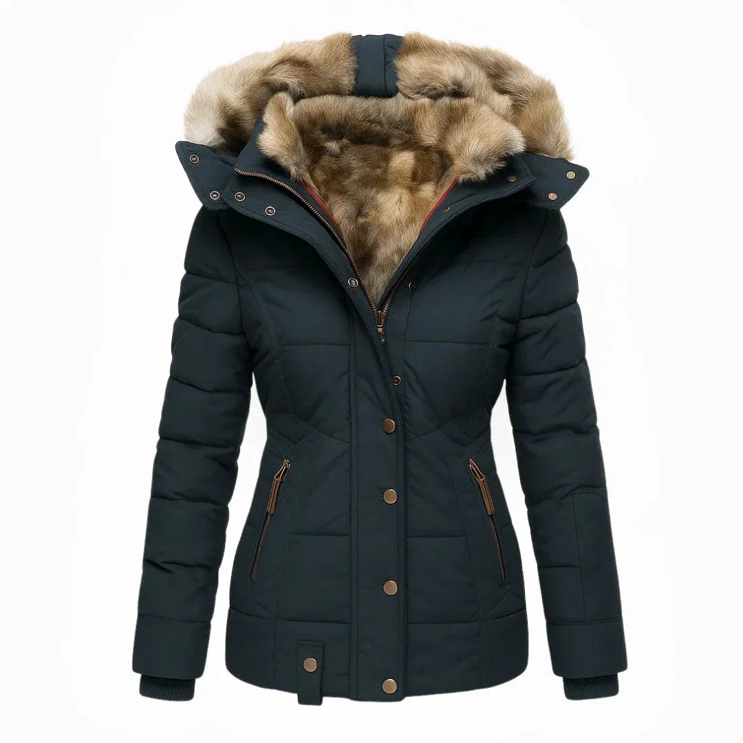 Anna | Fur-Lined Winter Coat - MABEL LONDON