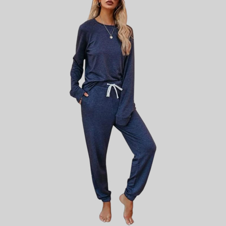 JOCELYN™ - Casual Long Sleeve and Sweatpants Set - MABEL LONDON
