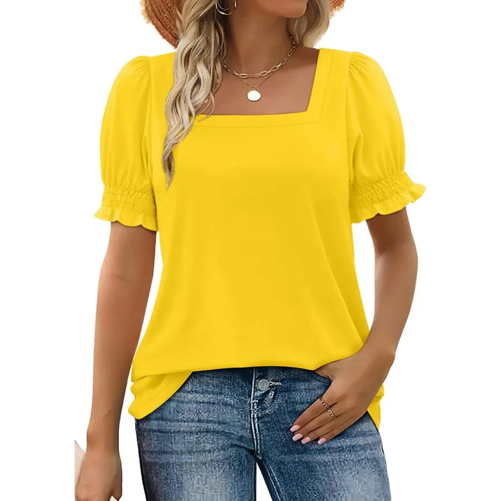 JOSEPHINE™ - Lightweight Ruffle Sleeve Summer Essential - MABEL LONDON