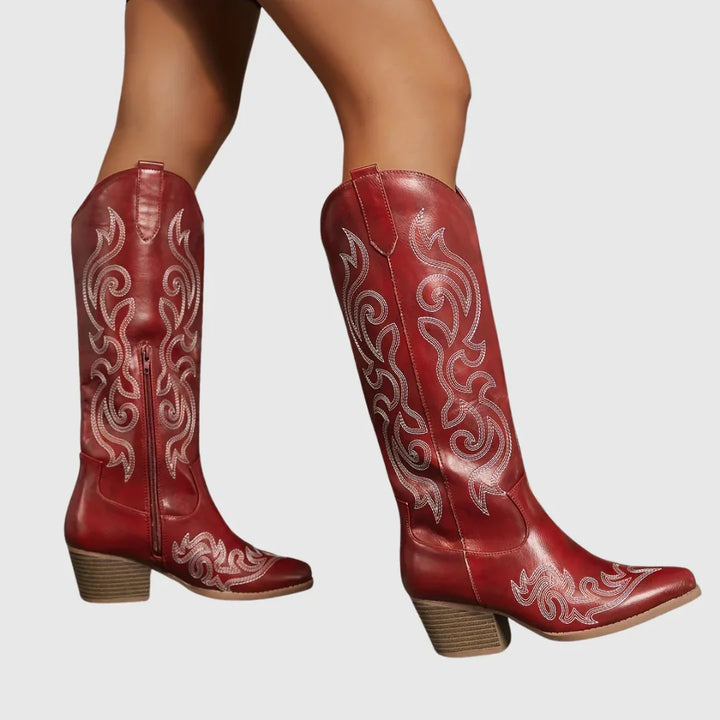 Hester | Classic Western Cowboy Boots - MABEL LONDON