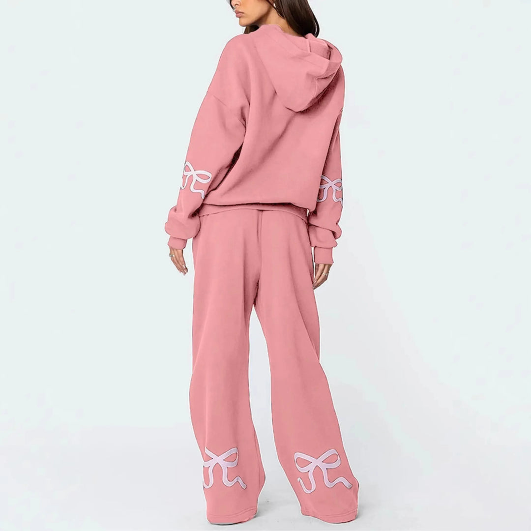 TAMINA™ - Casual Oversized Sweatshirt and Wide Leg Pants - MABEL LONDON