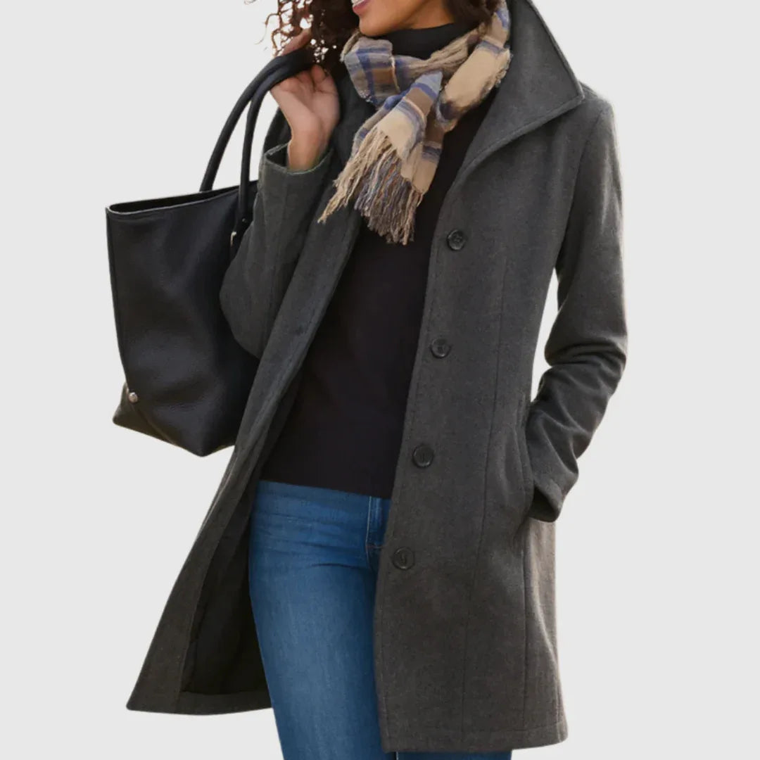Connie | Elegant Classic Coat - MABEL LONDON