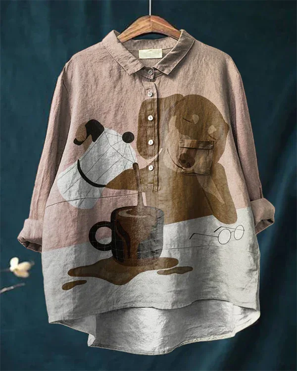 GABRIELLA™ - Dog Art Shirt - MABEL LONDON