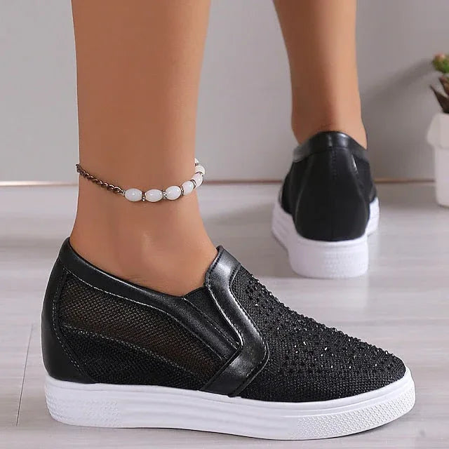 SABRINA™ - Modern Sparkle Sneakers - MABEL LONDON