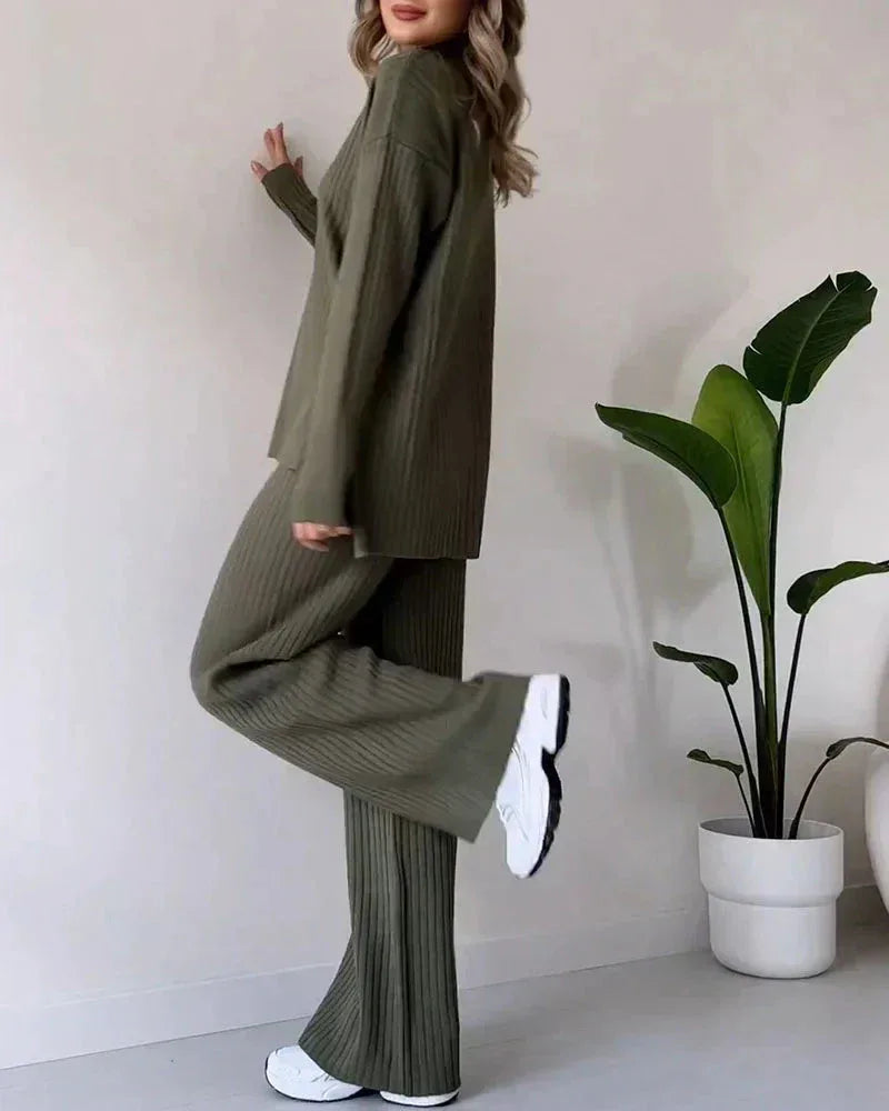 LILY™ | Cozy Matching Sweater Set - MABEL LONDON