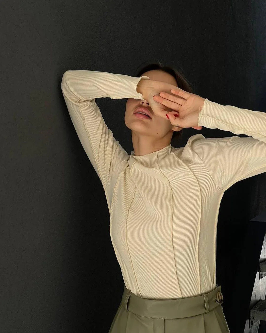 ROSE™ - Basic Long Sleeve Top - MABEL LONDON