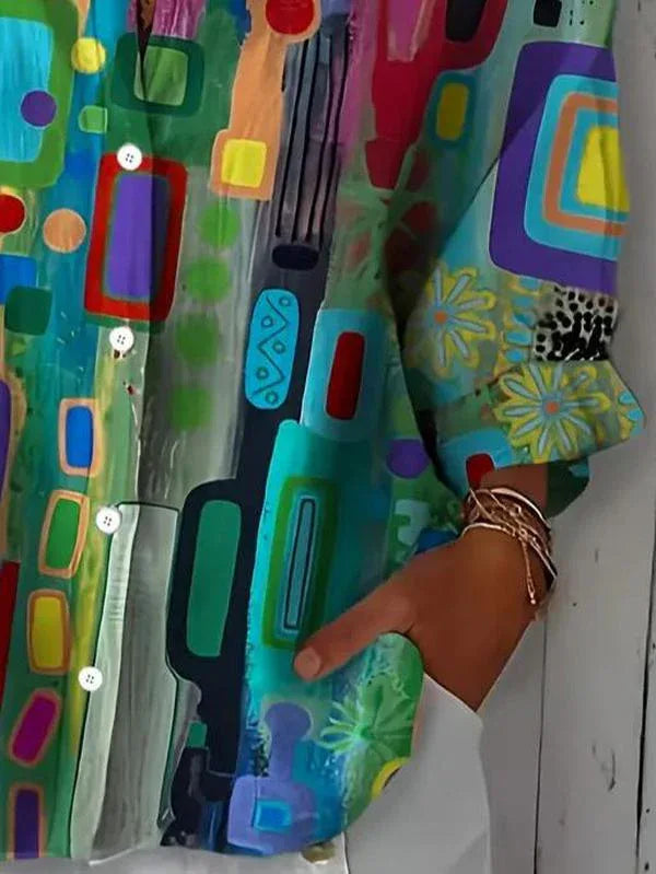 Milah | Sophisticated Button-Up Shirt - MABEL LONDON